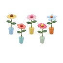 Push Puppet Wooden Flower