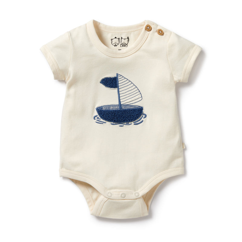 Wilson & Frenchy | Nautical Organic Bodysuit