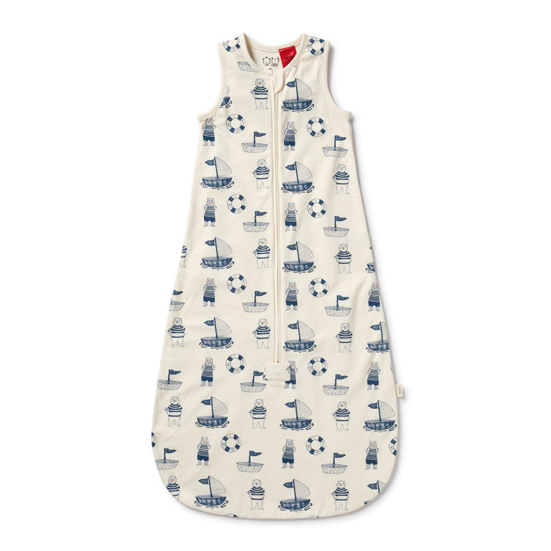 Wilson & Frenchy | Nautical Bear Organic Sleeping Bag