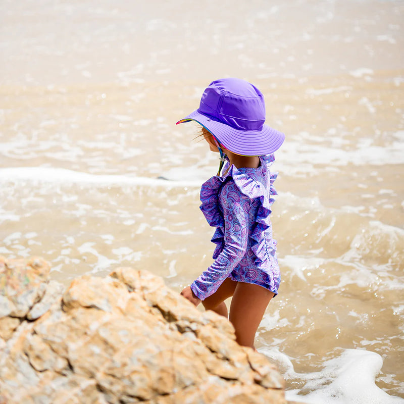 Little Renegade | Reversible Swim Hat -Willow