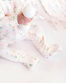 Bébé Baby Eliza Print Organic  Cosy L/S Zipsuit