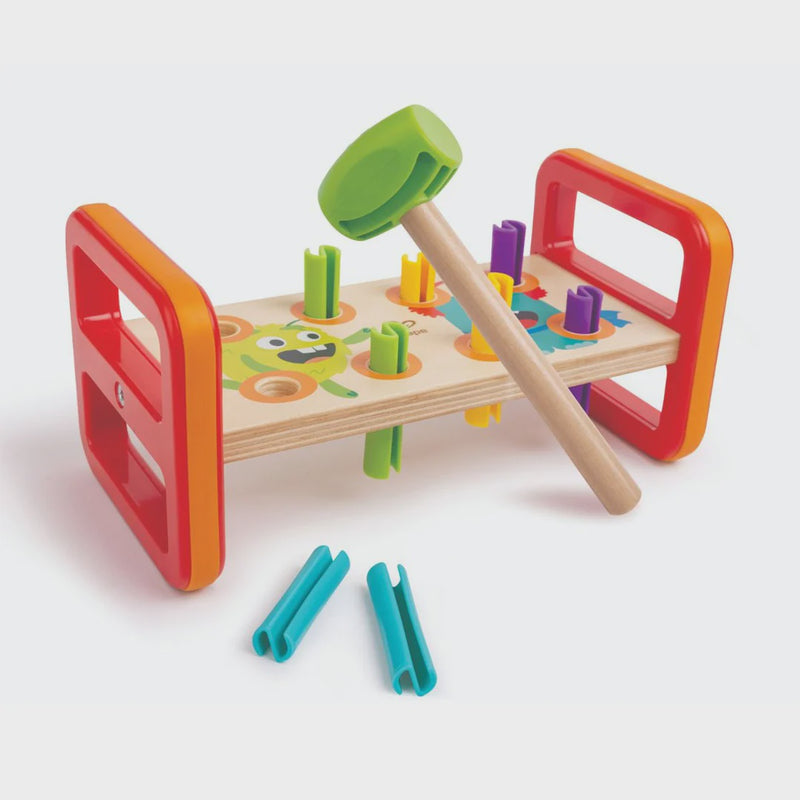 Hape | Monster Match 'N' Smash Hammer Bench