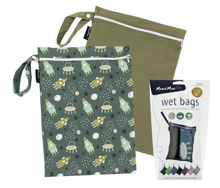 Mum 2 Mum | Wet Bag Twin Pack - Assorted