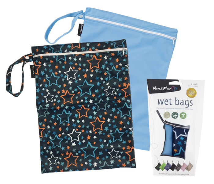 Mum 2 Mum | Wet Bag Twin Pack - Assorted