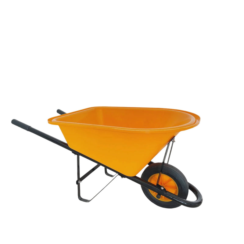 Lil Sprouts Plastic Wheelbarrow-Orange