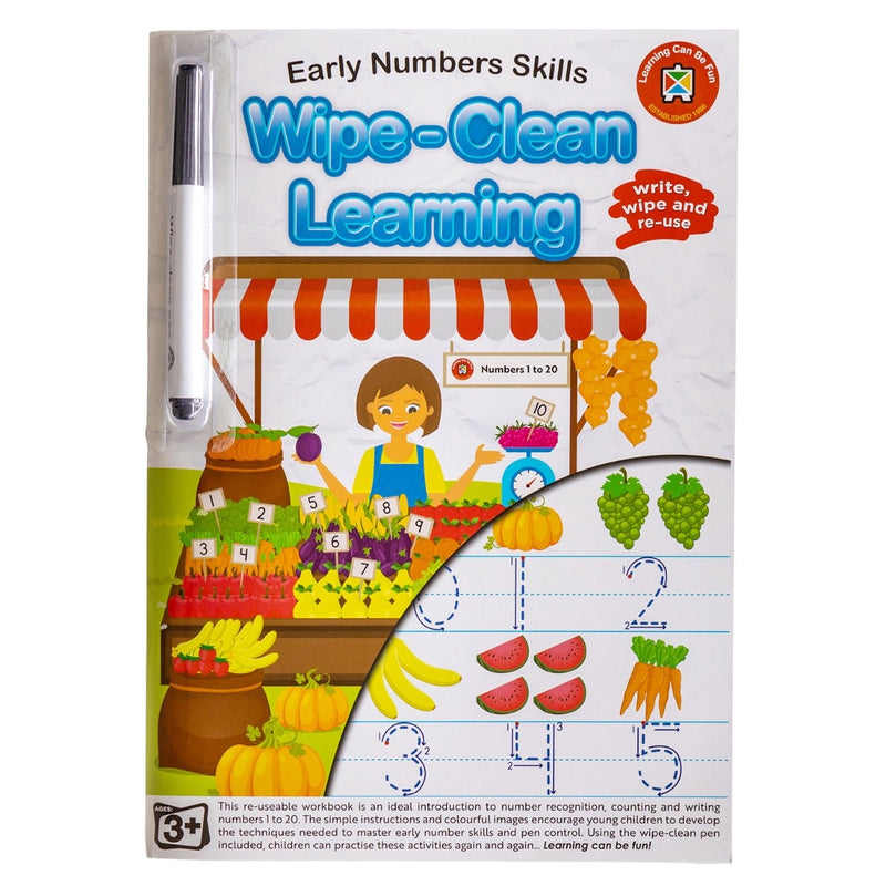 LCBF Wipe-Clean Learning | Early Numbers Skills