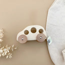 Discoveroo - Wooden Chunky Toy Car – White
