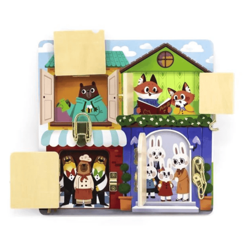 Wooden Lock and Latch House