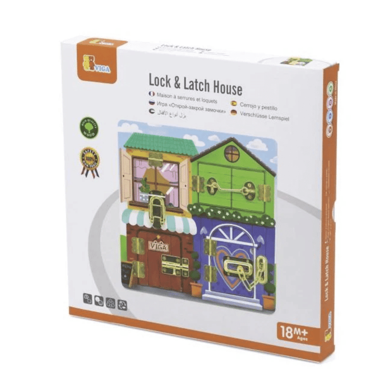 Wooden Lock and Latch House