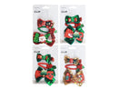 3pce Christmas Hair Clips - Asst