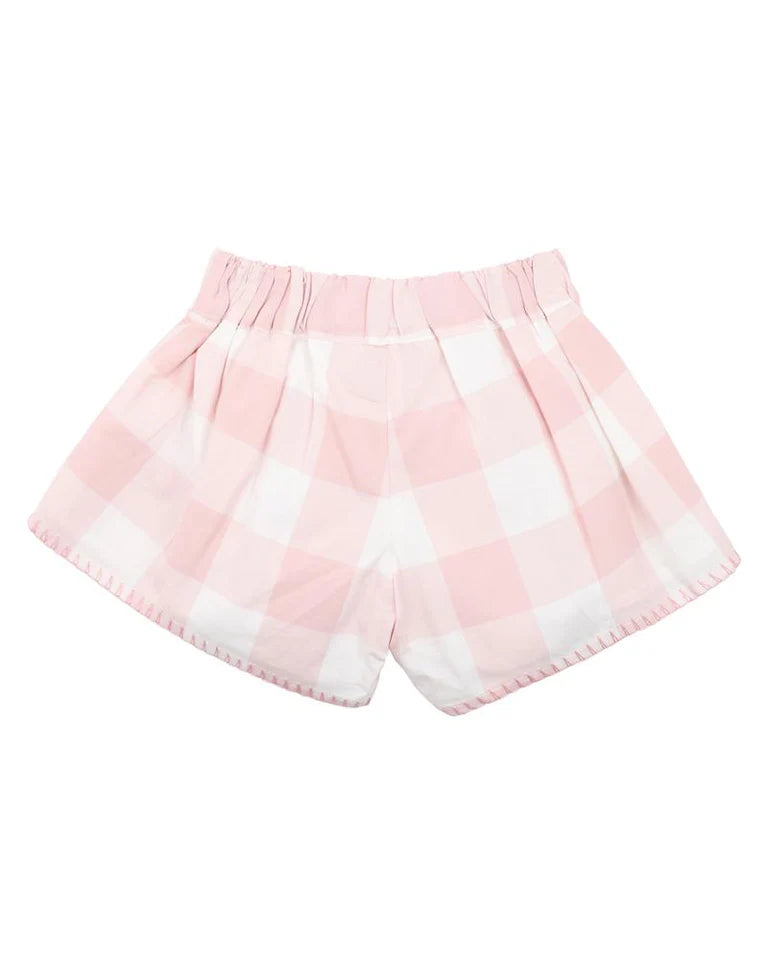 Bebe | Baby Lara Embroiderded Check Shorts