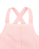 Bébé | Chelsea Broderie Hem Dress 3-7y - Pink