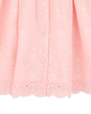 Bébé | Chelsea Broderie Hem Dress 3-7y - Pink