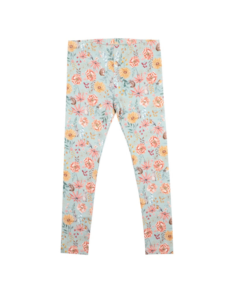 Bébé | Girls Olive Print Leggings