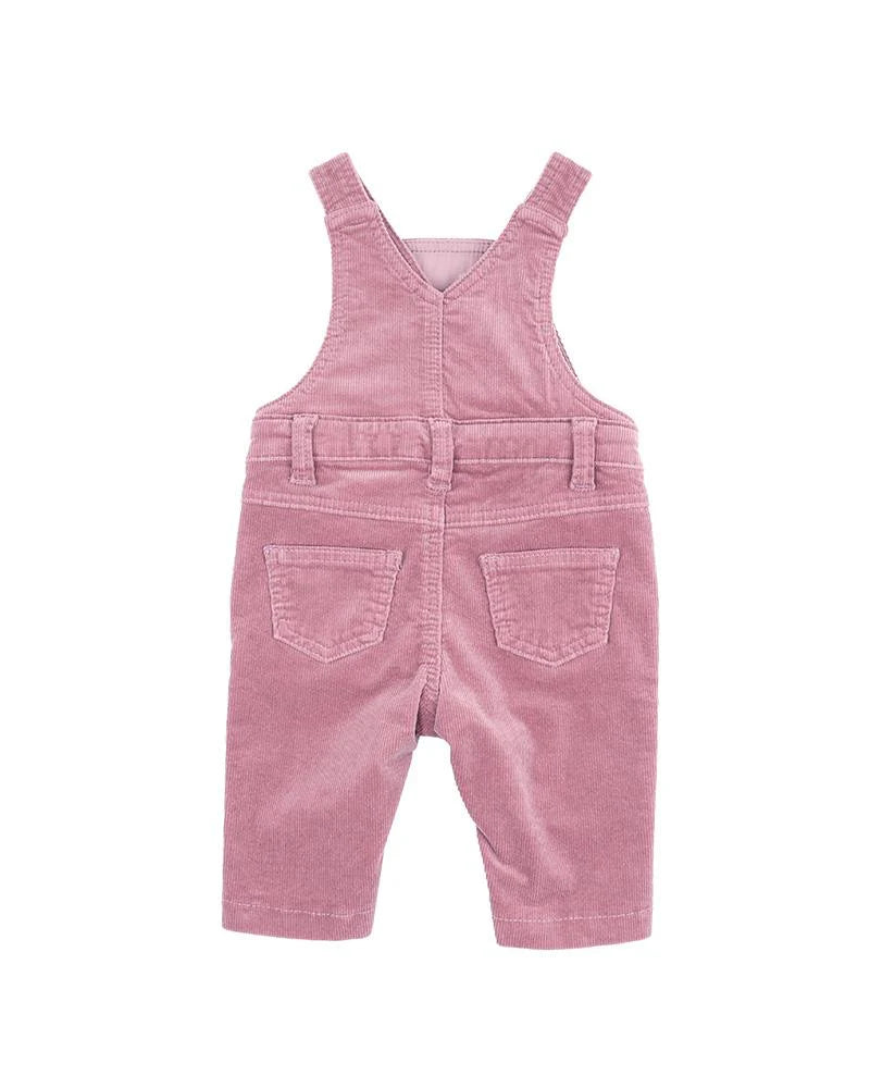 BEBE  | Flossy Embroidered Cord Overalls