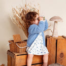 Animal Crackers | Skyline knit Cardigan - Blue