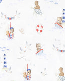 Bébé by Minihaha AXEL PRINT ORGANIC SS ZIP ROMPER