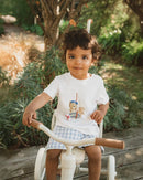 Bébé by Minihaha AXEL FRIENDS IN BOAT ORGANIC TEE