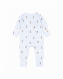 Bébé | Brady Stripe Organic Ls Zipsuit - Brady Stripe
