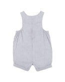 Bébé | Brady Stripe Woven Overalls - Indigo Stripe