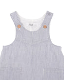 Bébé | Brady Stripe Woven Overalls - Indigo Stripe