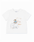 Bébé | Brady Organic Bear Tee - Cloud