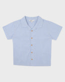 Bébé | Evan Check Shirt 2-7y - Blue Check