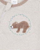 Bébé by Minihaha MATEO STRIPE LS ZIP ONESIE