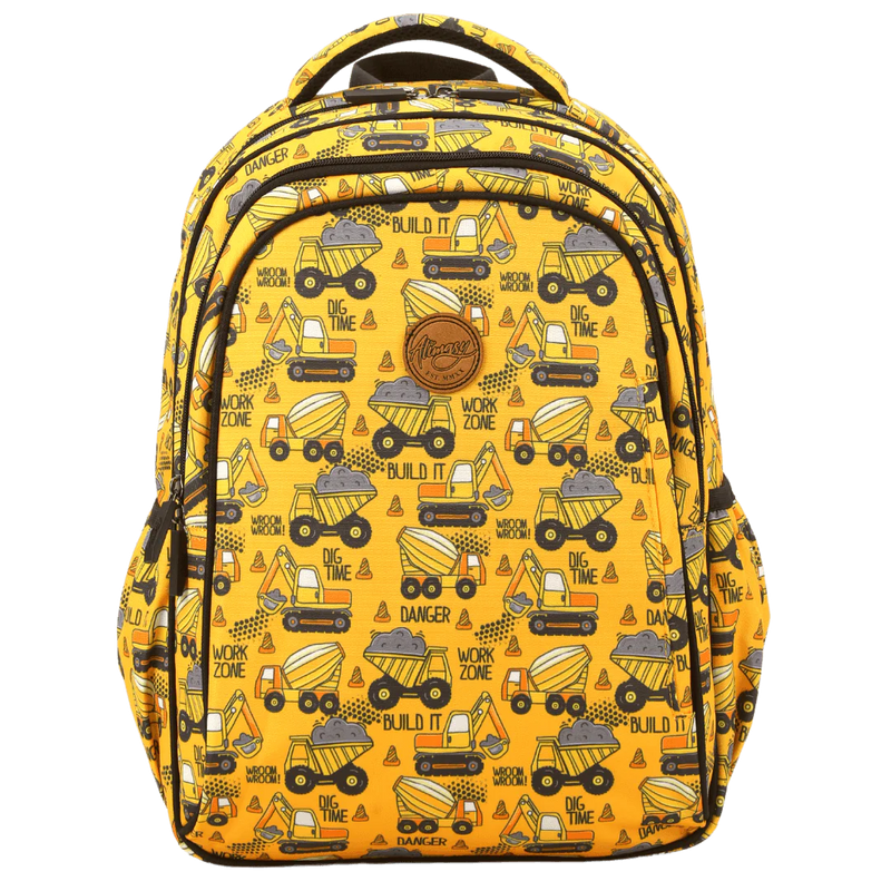 ALiMASY | Construction Midsize Kids Backpack