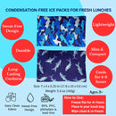 Gel Ice Packs in Fabric Sleeves 2-Pack - Sharks & Camouflage