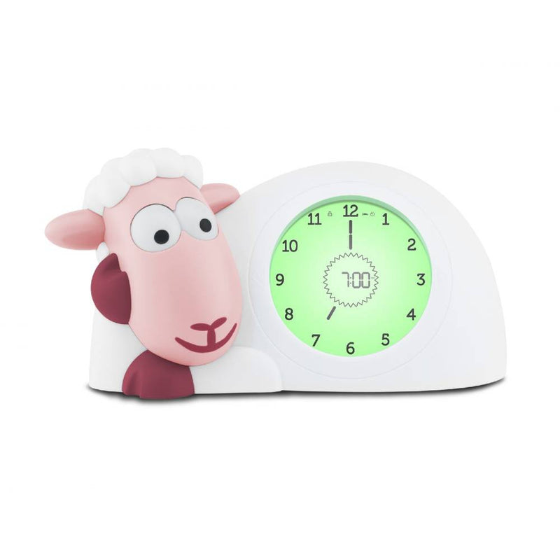 ZAZU Sleep Trainer Clock - Sam The Sheep (Pink)