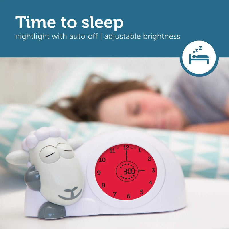 ZAZU Sleep Trainer Clock - Sam The Sheep (Pink)