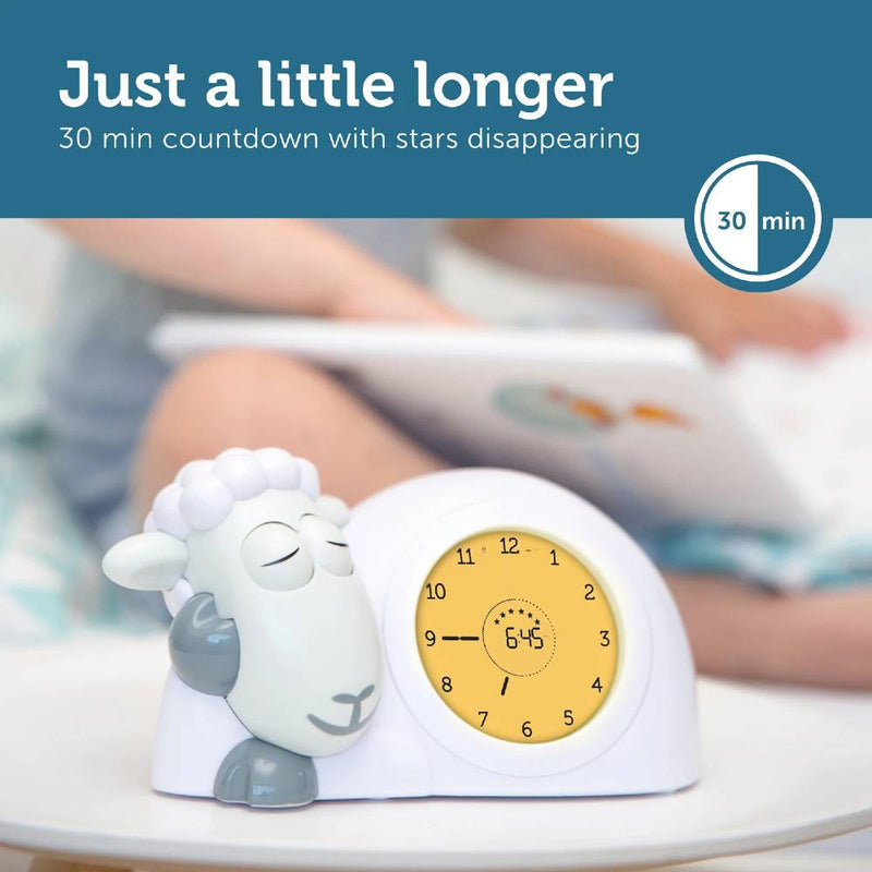ZAZU Sleep Trainer Clock - Sam The Sheep (Pink)