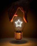 Stellar Haus LED Filament Lightbulb Night Light-Star