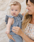 Quincy Mae | Nova Romper - Chambray