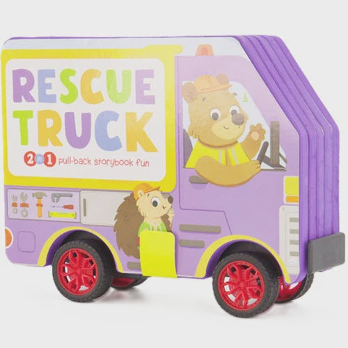 Rescue Truck - Pull Back Book