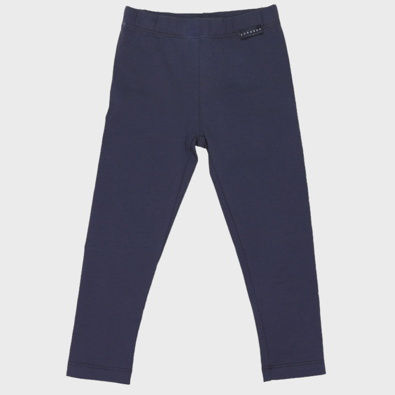 Korango | Cotton Stretch Legging with Badge Navy