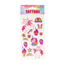 Pink Poppy | Unicorn Temporary Tattoos