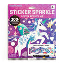 Mudpuppy | Unicorn Magic Sticker Sparkle Poster Activity Kit