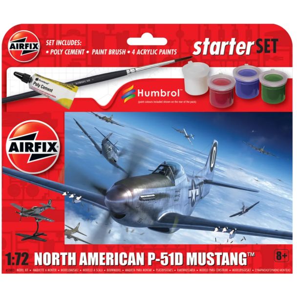 Airfix - North American  P-51D Mustang Starter Set