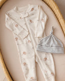 Quincy Mae | Knotted Baby Hat - Laurel Stripe