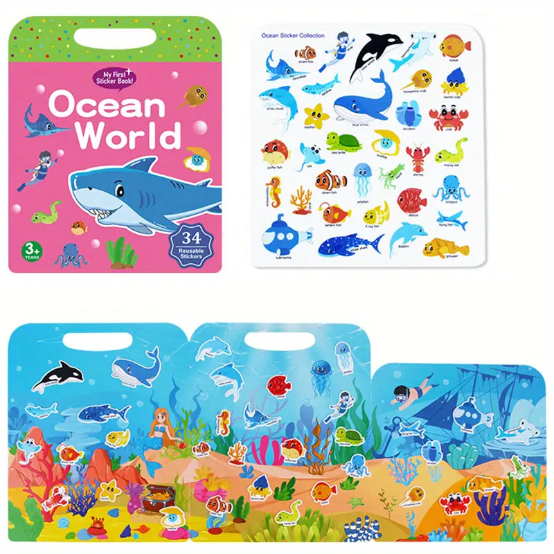 Reusable Sticker Book - Assorted