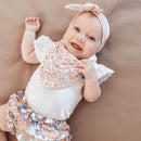 All4Ella | Bandana Bibs 2pk - floral Bouquet