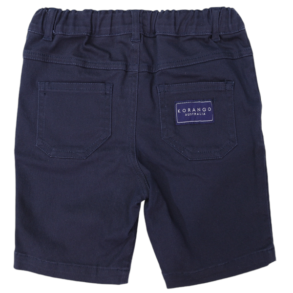 Korango | Stretch Twill Short-Navy