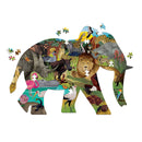 Mudpuppy | African Safari 300 Piece Shaped Puzzle