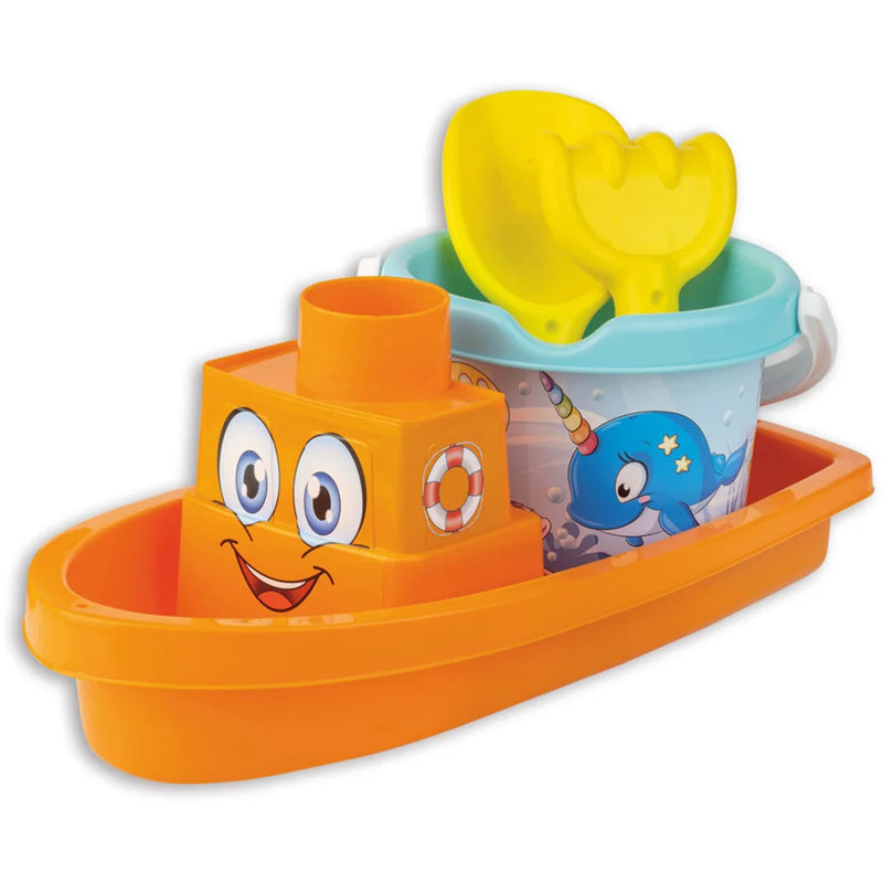 Androni Giocattoli Fish Boat and Bucket Set RRP $24.99