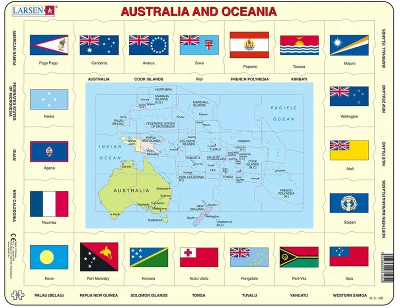 Larsen | Australia & Oceania Puzzle