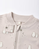 Quincy Mae | ZIP Long Sleeve - Sleeper Owls