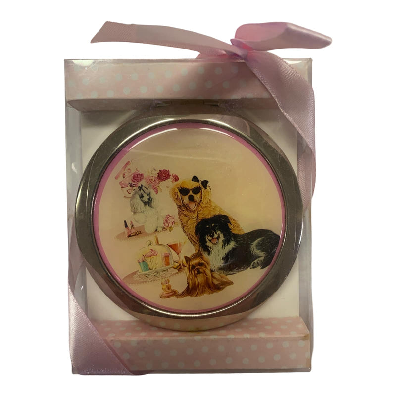 2's Company Compact Mirror - Doggies RRP $14.99