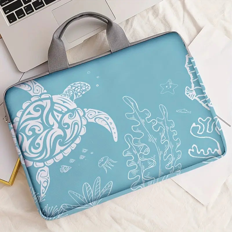 Sea Turtle Printed Notebook laptop Computer Bag 15-16 inch